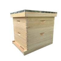 Caja de Colmena Langstroth Profunda de Madera de Abeto y Pino, Kit Profesional de Apicultura