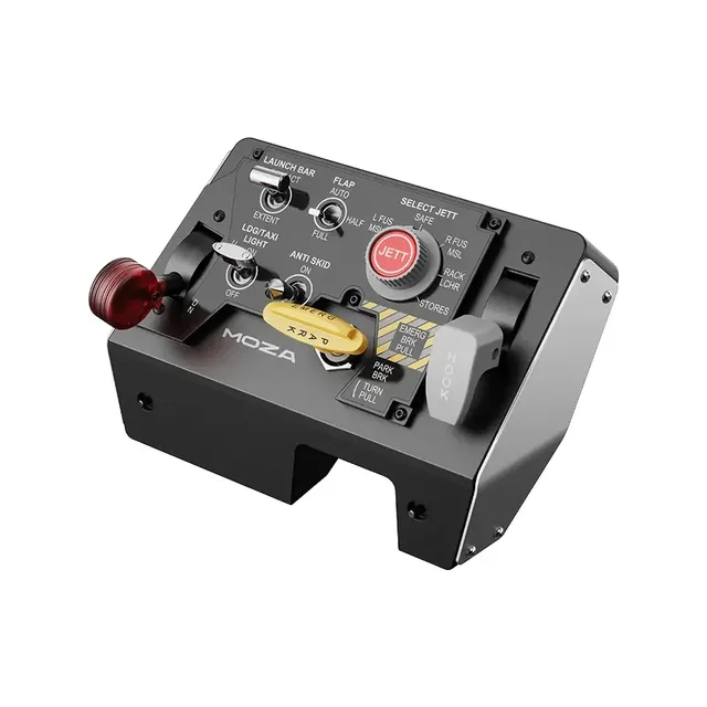 MOZA MTLP Throttle MOZA Logo Designed Professional Enthusiast Flight Sim Pilots 27 Programmable Switches Game Controller