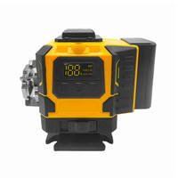 Niveau laser vert avec trois lignes à 360° °   Batterie au lithium Lines avec boîtier en caoutchouc moulé pour l'alignement
