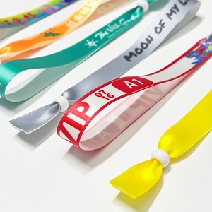 YoYa Bracelet d'art populaire tissé personnalisé de haute qualité Gym Party Événement sportif Utilisation unique <span class=keywords><strong>Admission</strong></span> réglable douce pour la peau - Product Image 2