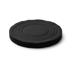 Disco de Pulido Abrasivo de Algodón Negro, Redondo y Suave, de 8-24 Pulgadas de Diámetro, para Acabado de Metales - Product Image 1