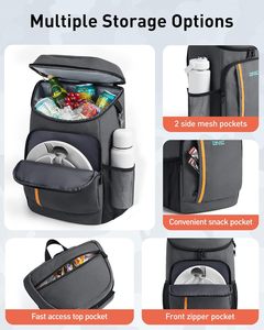 Mochila Refrigerante de Poliéster ODM/OEM, Ligera y Aislada, de <span class=keywords><strong>7.4</strong></span> Galones, a Prueba de Fugas, para Hombres y Mujeres, para Campamento, Senderismo y Deportes - Product Image 2