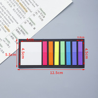 Notas Adhesivas PET Multicolor al por Mayor, de Buena Calidad, Fluorescentes, No Magnéticas, Marcadores de Página, Blocs de Notas 7.5x5.5cm Shanqi