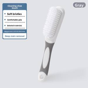 Brosse de nettoyage polyvalente <span class=keywords><strong>à</strong></span> long manche - Poils en nylon doux pour nettoyer les vêtements, les chaussures, les sols <span class=keywords><strong>et</strong></span> les chambres d'hôtel - Product Image 2
