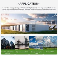 Système de stockage d'énergie solaire au lithium-ion à refroidissement liquide pour conteneur BESS de 1MWh à 5MWh, 20 pieds ou 40 pieds, durée de vie de 6000 cycles