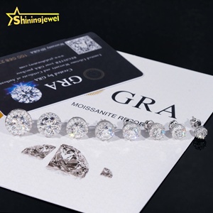 Tam aralığı boyutu sıcak satış Hip Hop takı vida geri kulak çıtçıt 925 ayar gümüş VVS Moissanite saplama küpe Mens kadınlar - Product Image 4