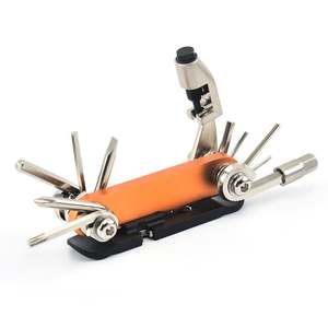 Kit de herramientas de reparación de bicicletas portátil multifuncional de mantenimiento de herramientas de emergencia para exteriores 14 en 1 - Product Image 4