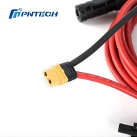 PNTECH Solarkabel-Steckverbinder PV005 XT60 10AWG 6mm² Verzinntes Kupfer DC-DC 500V 30A für Kraftwerke IP65 IEC 131 Flammbeständig