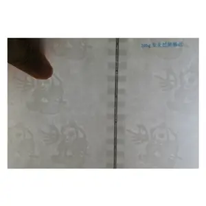 China hergestellt Sicherheit Spezial Wasser zeichen und Fenster faden Sicherheits papier