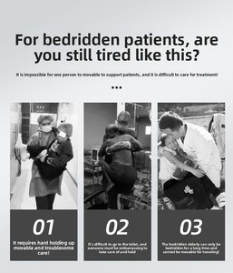 Ghế nâng chuyển người bệnh bằng thủy lực, có chức năng vệ sinh, dành cho người già và người khuyết tật, bán buôn thiết bị phục hồi chức năng y tế tại nhà - Product Image 3