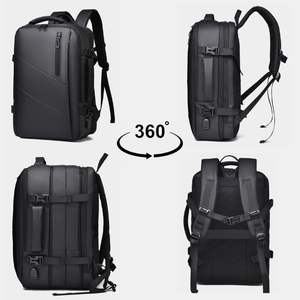 Nieuwe Engelse stijl mode casual draagbare minimalistische lichtgewicht Oxford schooltas reistas laptoptas met USB - Product Image 4