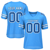 Jersey Flag Football Pola Grafiti dengan Nomor dan Nama Kustom untuk Wanita dan Hadiah Ulang Tahun