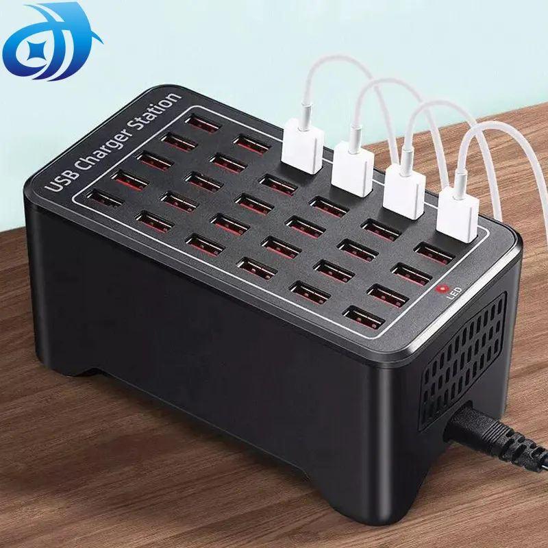 10 20 30 Port USB Charger Station 100W 150W 10 Port Desktop USB Multi charger usb charging station for smart phone