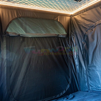 Tente de toit facile à installer tente de toit rigide pour voiture 4x4 tente de toit à coque dure pour camping tout-terrain avec barres de toit rtt