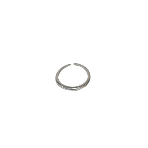 Yinruitai S925 Sterling Silver Snake Belly <b>Ring</b> Geometric Design For Women Everyday Wear - Product Image 5