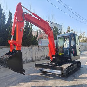 Excavadora de cadenas de 6 toneladas con garra multifuncional para madera y césped, equipo de construcción - Product Image 4