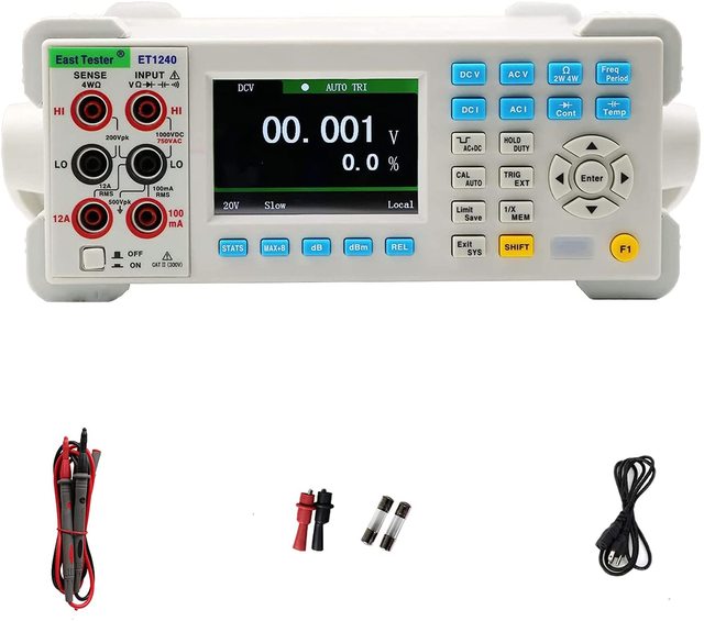 ET3240 4 1/2 24000 Readings RMS Bench Electric Multi Meter Digital Analog Smart Multimeters Tester With Pen Probe