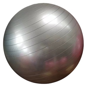 Bola Yoga PVC Multi warna dan ukuran, bola Pilates Yoga Anti ledakan latihan keseimbangan kehamilan pemulihan kebugaran - Product Image 1