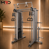 Máquina Smith Multifuncional para Gimnasio con Cable Cruzado, Entrenador Funcional, Máquina Smith Multifuncional para Gimnasio