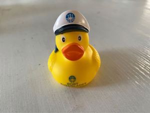 Figura de Pato de Vinilo Amarillo Pequeño con Logotipo Personalizado, Juguete de Plástico de Dibujos Animados para Niños, Favorito del Comercio Exterior - Product Image 6