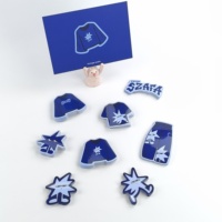 Ensemble de cartes de remerciement et de cartes de visite, prend en charge l'impression de logo personnalisé et les cartes d'appréciation client.