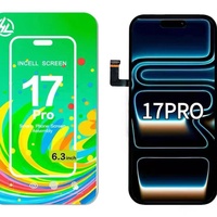 Pièces de rechange en gros pour vitres arrière de téléphones iPhone 11/12/13/14/15/16/17 Pro Max, écran de téléphone portable Incell