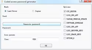 JLR mã hóa mật khẩu truy cập máy phát điện JLR hạt giống máy tính phần mềm cho JLR SDD chế độ kỹ thuật không có giới hạn về sử dụng - Product Image 2
