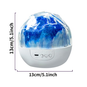 ยูเคลา เจ็ม ชอป แอลอีดีโปรเจคเตอร์รูปดาวธีมอวกาศ โคมไฟฉายภาพกลางคืนพร้อมเอฟเฟกต์เนบิวลาแบบไดนามิกสำหรับตกแต่งห้องเด็ก - Product Image 5