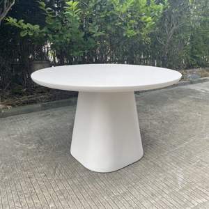 <span class=keywords><strong>Table</strong></span> de salle à manger GRC durable-Résistant au feu, résistant aux fissures, adapté au jardin/terrasse/restaurant, installation facile - Product Image 6