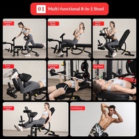 Chaise romaine professionnelle pliable en métal pour entraînement fitness, exercices de fessiers et de jambes, et développé couché avec haltères