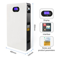 Pack batterie solaire Lifepo4 48V 280Ah 300Ah 5,12 Kwh 10,24 Kwh Batterie au lithium électrique Système d'énergie solaire mural pour la maison
