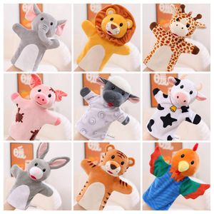 Serie de Marionetas de Mano de Animales de Dibujos Animados de Boca Pequeña para Interacción Transfronteriza - Marionetas de Peluche Educativas e Interactivas para Mayores de 14 Años, Regalos Perfectos para - Product Image 3