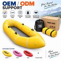 Packraft gonflable 3M pour 2 personnes, kayak en TPU avec plancher Drop Stitch, radeau portable pour lac, rivière, aventures en plein air