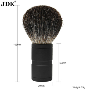 Pinceau à raser <span class=keywords><strong>de</strong></span> luxe en aluminium pour un <span class=keywords><strong>rasage</strong></span> humide haut <span class=keywords><strong>de</strong></span> gamme - Product Image 5
