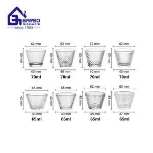 Vente chaude de haute qualité entièrement automates presse <span class=keywords><strong>verre</strong></span> barware verrerie conception unique clair vin tasse gobelets 2oz petit <span class=keywords><strong>verre</strong></span> à liqueur - Product Image 2