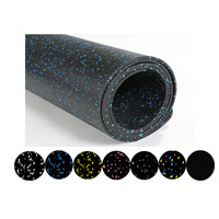 Umwelt freundliche Trainings geräte Matten Home Gym Fitness Mat 3-12Mm Gym Gummi Boden matte Rolle