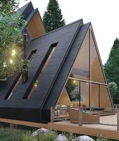 Nouvelle conception de maison capsule spatiale préfabriquée de luxe pour hôtel-resort, cabine mobile avec matériaux haute résistance et chauffage au graphène