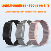 Bracelet connecté IA sans écran IP67 avec contrôle Wi-Fi via application, suivi de la fréquence cardiaque, du sommeil et de l'activité, bracelet de sport