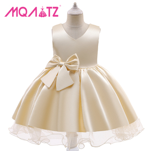 MQATZ <span class=keywords><strong>Vestidos</strong></span> <span class=keywords><strong>de</strong></span> Lazos <span class=keywords><strong>de</strong></span> Alta Calidad para <span class=keywords><strong>Niñas</strong></span>, Vestido <span class=keywords><strong>de</strong></span> <span class=keywords><strong>Fiesta</strong></span> para Bebé, Vestido <span class=keywords><strong>de</strong></span> Princesa para Cumpleaños L1989 - Product Image 4
