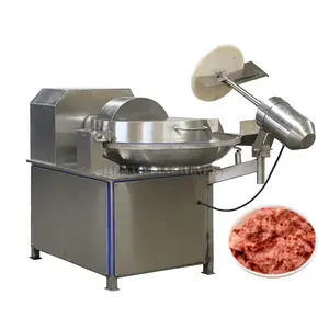 Factory Price Sausage Stuffer Mincer Machine / Vegetables Meat Chopper Machine / Meat Bowl Cutter