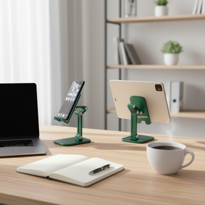 Soporte Metálico Ajustable para Teléfono y Tableta Apex, Soporte de Escritorio para Dispositivos Móviles - Product Image 2