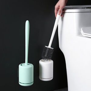 Toilet <b>Brush</b> Set <b>Round</b> Durable Minimalist Design Bathroom Cleaning Essential - Product Image 4