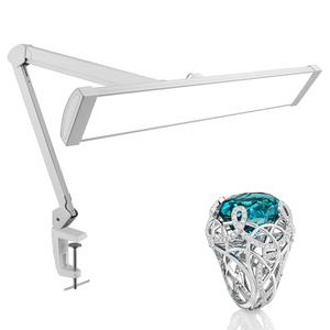 Joyero regulable cct con control táctil, iluminación led para oficina, mesa <span class=keywords><strong>de</strong></span> trabajo, lámpara <span class=keywords><strong>de</strong></span> escritorio, clip <span class=keywords><strong>de</strong></span> luz, 30w - Product Image 2