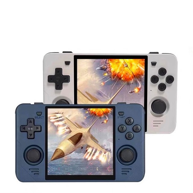 POWKIDDY RK3566 Rgb30 4.0 Inch Ips Hd Screen Open Source Handheld for Psp Simulator N64 Rocker 3d Simulator Arcade Game Console