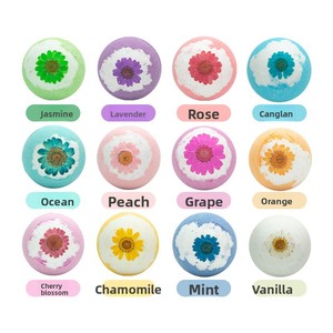 Ensemble de bombes de bain unisexes au parfum neutre, boules effervescentes aux senteurs d'agrumes et de bois, hydratation naturelle, kit de relaxation quotidienne pour spa à domicile, cadeau - Product Image 3