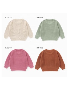 2025 Schattig meisjes- en jongensbabytrui, peutertrui van hoge kwaliteit, dikke gebreide oversized trui voor kinderen - Product Image 2