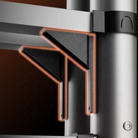 Échelle télescopique pliable en aluminium multifonctionnelle pour la maison