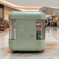 Remorque alimentaire personnalisable et conviviale pour petites entreprises, en matériau galvanisé, multifonctionnelle, pour la vente de snacks mobiles