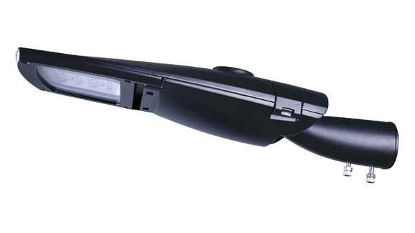 Empty Housing LED Street Light Fixtures 60mm Pole With Die Casting Aluminium
