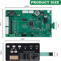 Papan kontrol 42002-0007S, alas sakelar 472610Z untuk pemanas kolam/Spa seri pentagair Temp mastersta-rite ma-e-therm NA dan LP